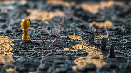 Poster - A vibrant yellow piece of a puzzle symbolizing the journey of career development roadmap and professional growth