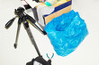© Colour Laboratory/Stocksy - Colourful objects and items on the floor with hard direct flashlight