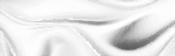 Wall Mural - Abstract light halftone pattern. Black and white vector illustration	