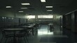 © instock - Empty school cafeteria at dusk