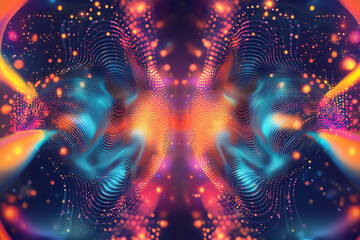 Digital Abstract technology background, Binary Background, futuristic background, cyberspace Concept 