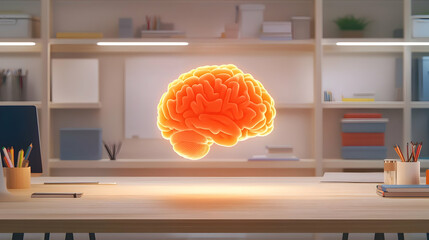 Poster - Holographic Brain Concept in a Modern Workspace Environment