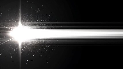 Poster - Bright streak, speed, dark background, motion blur, website design