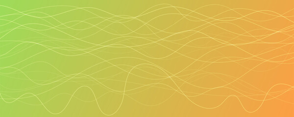 Poster - Abstract gradient background with wave beams