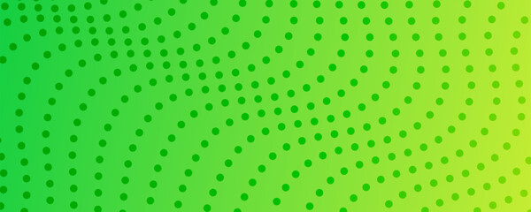 Poster - Colorful halftone background with flowing dots