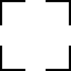 Fototapete - Full screen icon. Full screen and exit full screen icon. Scalability arrow mark icons in flat style for web, UI or mobile app.