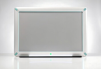 Minimalist luminous panel with modern rectangular shape and metallic finish – Panel luminoso minimalista con forma rectangular moderna y acabado metálico