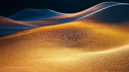 Poster - Golden light illuminating dark, textured waves; abstract background; website design