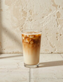 coffee latte in glass