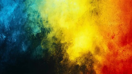 Aufkleber - abstract textured background in vibrant blue and yellow hues.