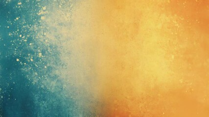 Aufkleber - A vibrant gradient of blue and orange hues creates a stunning abstract backdrop full of texture and depth.