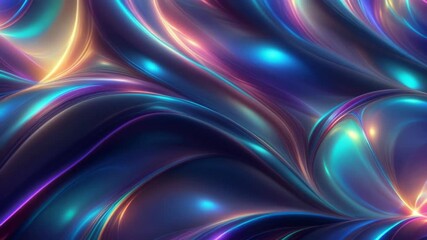 Wall Mural - A colorful, abstract background with a blue and purple swirl