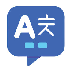 blue glossy icon for web