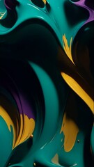 Wall Mural - Abstract multi-colored liquid background
