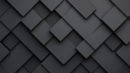 Aufkleber - black diamond pattern abstract wallpaper on dark background, Digital black textured graphics poster background	
