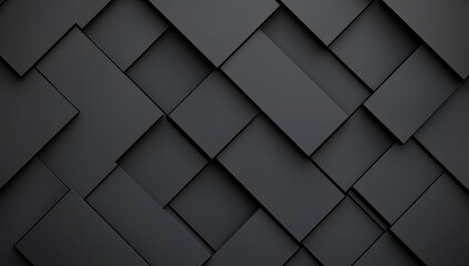 Aufkleber - black diamond pattern abstract wallpaper on dark background, Digital black textured graphics poster background	
