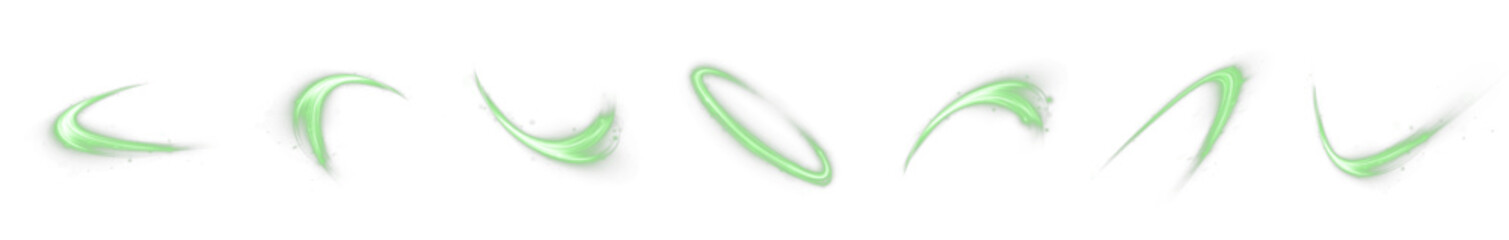 Leinwandbilder - Dynamic neon wave shape with fast-moving particles, glowing green light, and abstract energy flow. A bright, high-tech motion background ideal for speed, tech, and futuristic visual designs