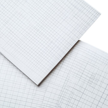 Graph Paper isolated on white background