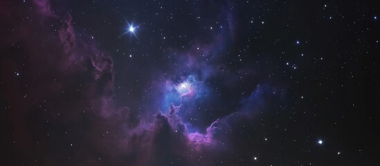 A mesmerizing cosmic dance, where stardust whispers secrets in the vast expanse of the universe, painting ethereal nebulae