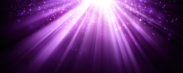 Wall Mural - Purple light rays burst background.