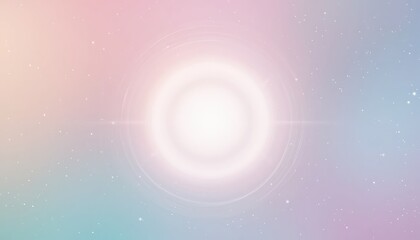 Poster - Radiant celestial event cosmic space digital art dreamy colors aerial perspective abstract conceptualization for visual inspiration