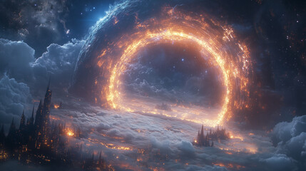 Wall Mural - planet in space