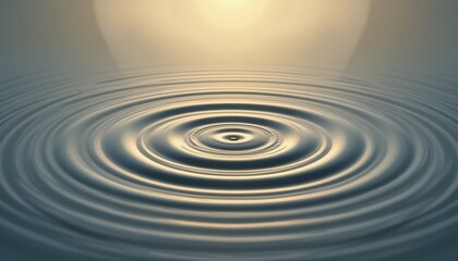 Poster - Creating tranquil water ripples nature photography calm environment close-up viewpoint serenity concept for mindfulness