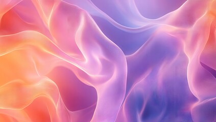 Poster - Abstract vibrant flowing fabric (1)