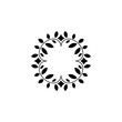 © MatandSterre - Elegant Floral Monogram: Black & White Vector Design