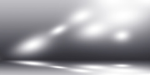 Poster - gray background for product presentation with beautiful lights and shadows