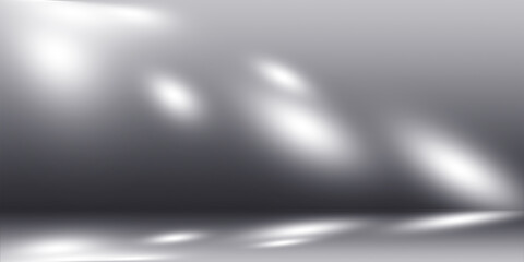 Poster - gray background for product presentation with beautiful lights and shadows