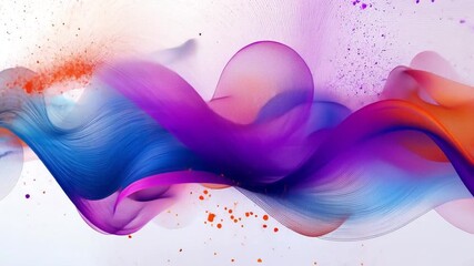 Poster - vibrant color flow: an artistic display of swirling and flowing vibrant colors creating a dynamic an