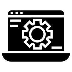 Poster - application vector icon