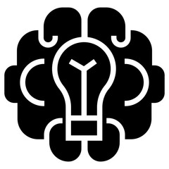Poster - brainstorming vector icon
