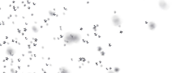 Poster - confetti png. Gold confetti falls from the sky.