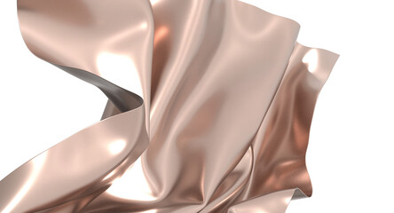 Poster - Abstract Flowing Fabric