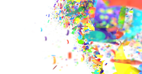 Poster - Colorful Confetti Burst