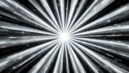 Poster - Dynamic light burst action abstract space digital art vivid energy close-up view visual concept for creative inspiration