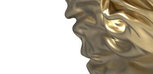 Leinwandbilder - Abstract Gold Texture