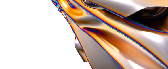 Poster - Abstract colorful liquid swirl A symphony of color in motion