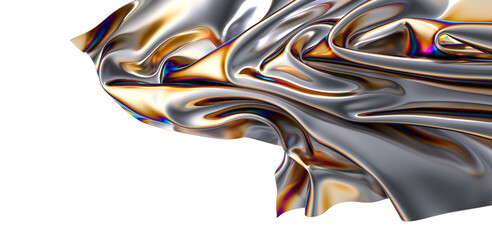 Aufkleber - abstract colorful liquid swirl a symphony of color in motion