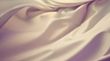 Poster - A piece of fabric with a purple hue. The fabric is folded and has a smooth texture. The color of the fabric is light purple