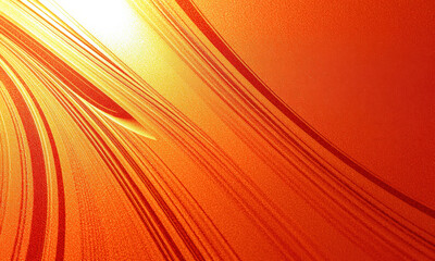 Poster - vibrant abstract background featuring flowing lines in shades of orange, creating sense of warmth and energy. smooth curves evoke dynamic and modern feel