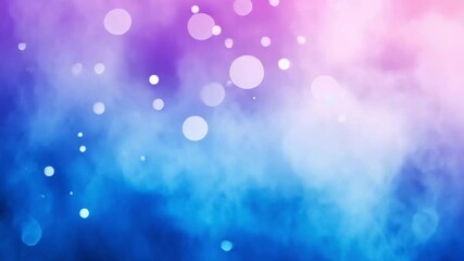 Poster - ethereal gradient background with soft bokeh effects in shades of blue purple and pink for use in de