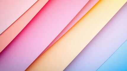 Poster - smooth layers of pastel-colored cut paper. This background design is perfect for social media campaigns, offering a fresh and modern vibe with a minimalistic approach