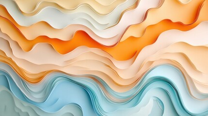 Poster - smooth, cut paper layers. Perfect for modern graphic design projects, event promotions, or as a unique backdrop for social media content.