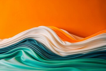 Poster - Vibrant abstract gradient with smooth, blended hues creating a soft, dreamy, and colorful visual effect