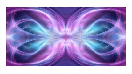 Poster - elegant, abstract holographic design framed in white, offering ample space for personalized text. Ideal for invitations, greeting cards, and creative banners.