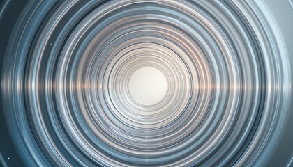 Poster - Exploring the depths of circular motion abstract digital space motion graphics futuristic environment aerial view concept of infinity