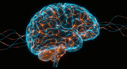Poster - Human Brain Neural Network Intricate Connections and Neurological Activity